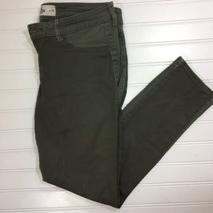 Army Green Skinny Jeans